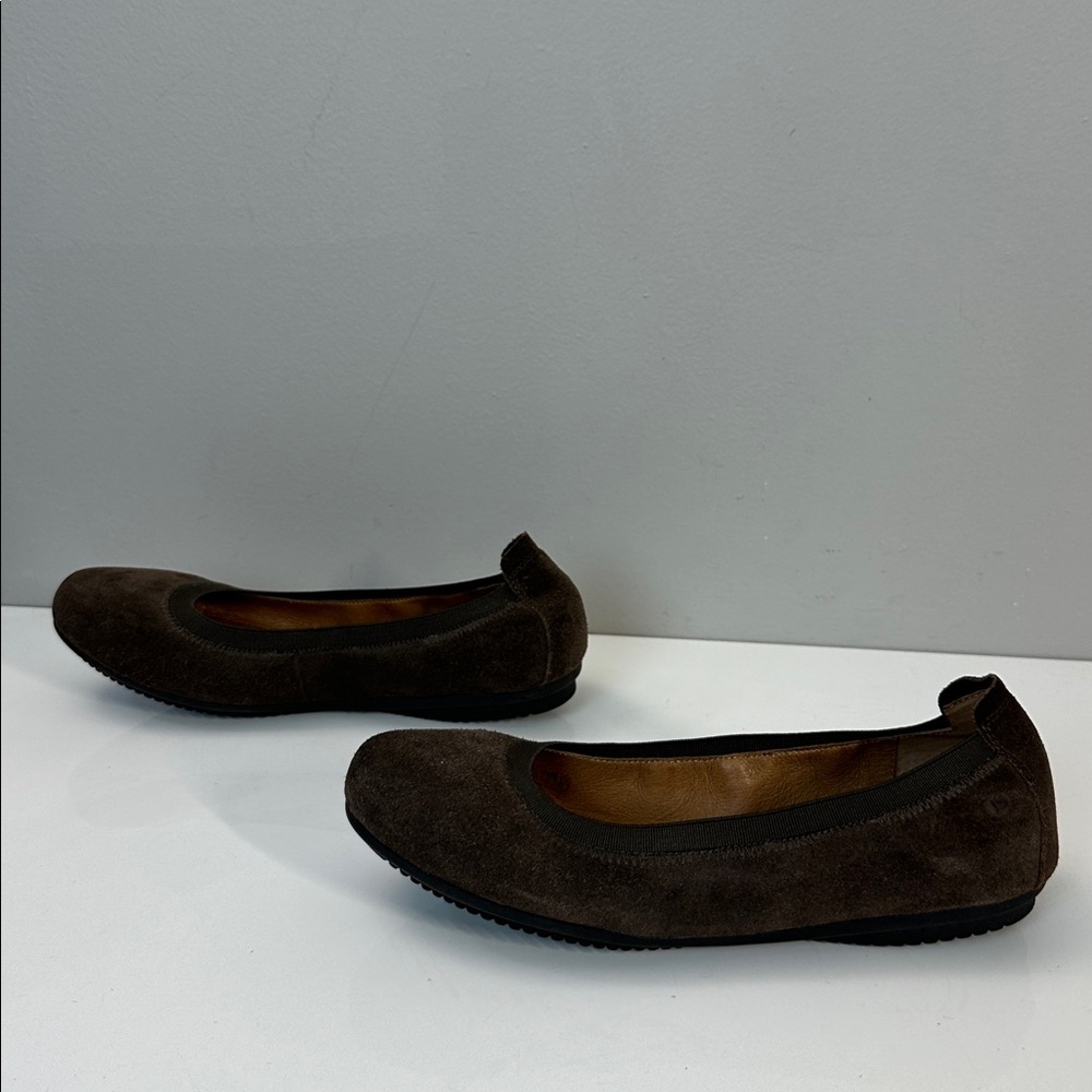 Josef Seibel Pippa 33 Vulcano Brown Suede Flats Size 37(6-6.5) - Picture 3 of 15